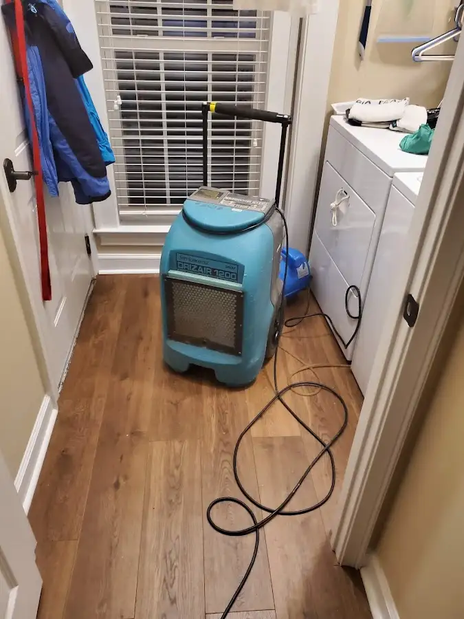 Commercial dehumidifier deployed for Flood Damage Cleanup in Bainbridge