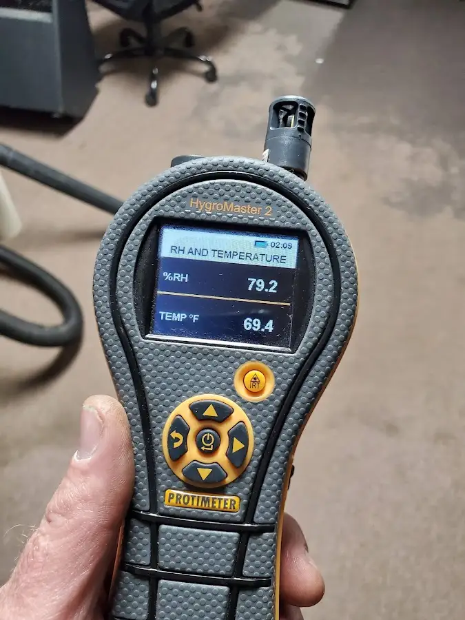 Moisture meter humidity assessment for Mold Remediation & Removal in Bainbridge